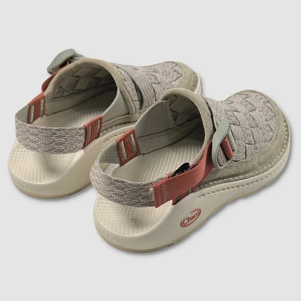 Chaco Canyon Woven Clog Sandals - NWT Mens Size 7 Beige / Khaki - #49131-TOP1